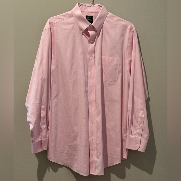Jos. A. Bank Traveler’s Collection Pink Dress Shirt - Picture 1 of 4